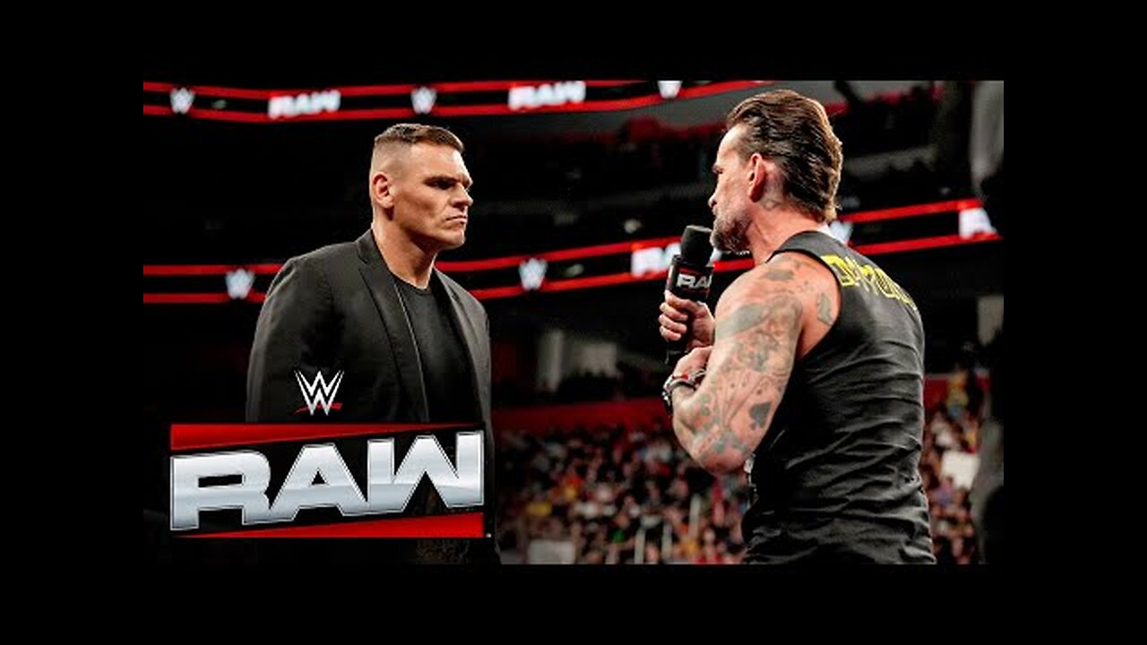 FULL SEGMENT CM Punk engages Gunther in a war of words prior to SummerSlam Raw, July 28, 2025