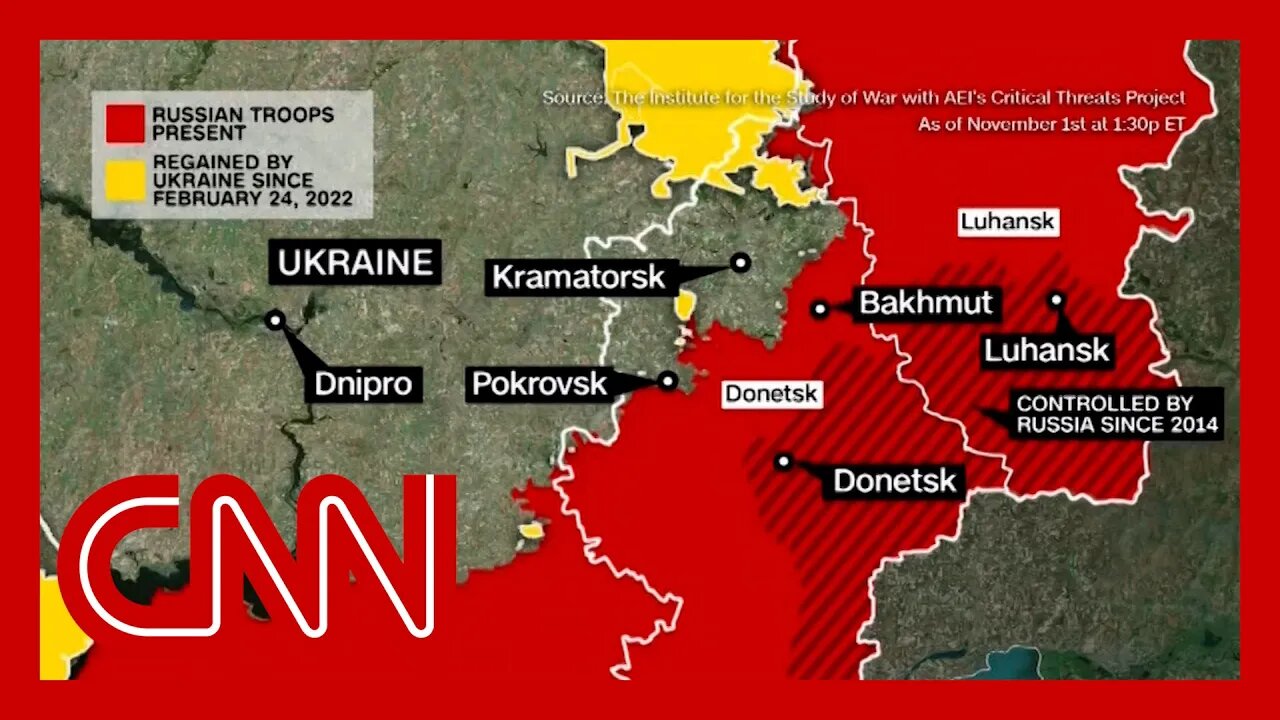 Military expert reacts to intensified fighting in key city in Ukraine