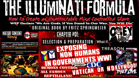 The Illuminati Formula: Chapter #01 - Selection & Preparation of Candidate #mkultra #monarch