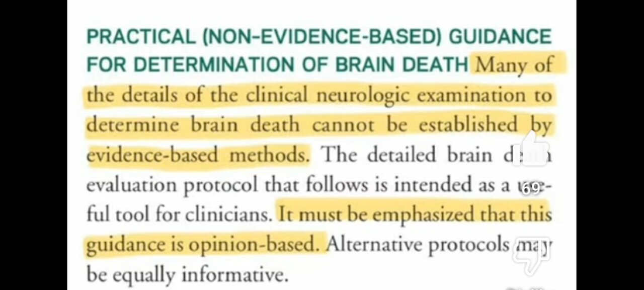 BRAIN DEATH & ORGAN HARVESTING : DR. ANDREW KAUFMAN