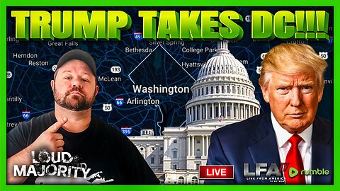 TRUMP MAKES MAJOR ANNOUCEMENT ON DC CRIME WAVE | LOUD MAJORITY 8.11.25 3PM