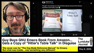 Guy Buys GNU Emacs Book From Amazon... Gets "Hitler's Table Talk" in Disguise