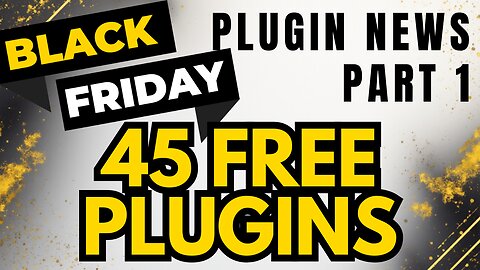 45 Free Plugins & HUGE Discounts – This Black Friday is Unreal for Producers!