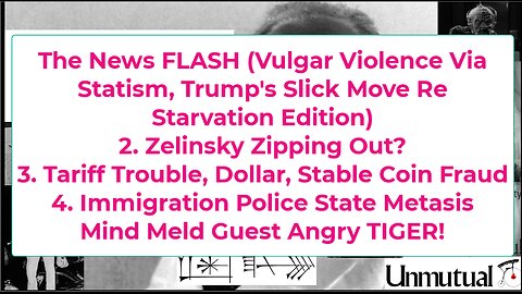 Liberty Conspiracy LIVE 7-29-25 Trump Sick Re Gaza Deaths, Tariff Trouble, Immigration