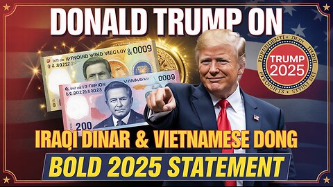 Donald Trump’s Bold 2025 Statement on Iraqi Dinar & Vietnamese Dong 💥 Today's IQD News!