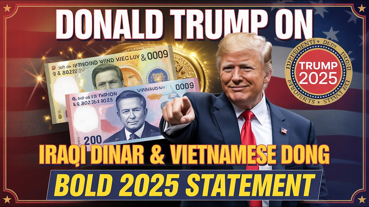 Donald Trump’s Bold 2025 Statement on Iraqi Dinar & Vietnamese Dong 💥 Today's IQD News!