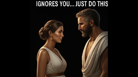 When A Woman Distances Herself From You And Ignores You...Just Do This! | Stoicism