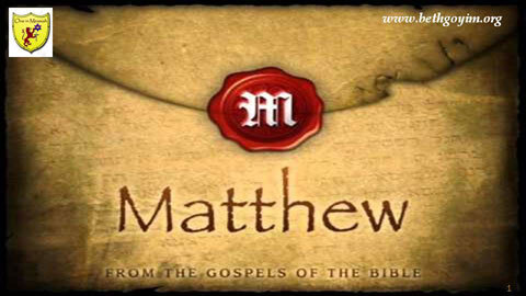 THE CITY GATE MESSIANIC BIBLE STUDY MATTIYAHU (Mat) 5 001