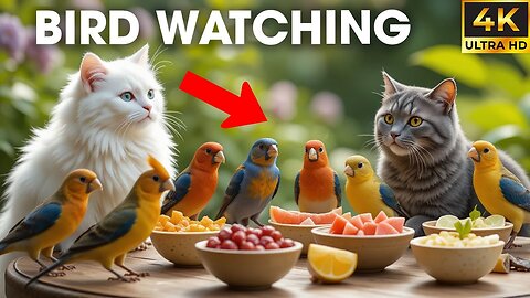 Ultimate Video for Cats to Watch Bird Fly Around the Garden – Your Cat Will Go Crazy!
