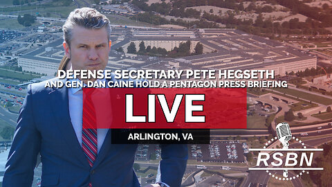 LIVE: Defense Secretary Pete Hegseth and Gen. Dan Caine Hold a Pentagon Press Briefing - 6/21/25