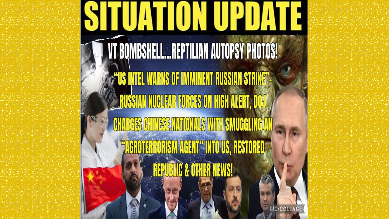 SITUATION UPDATE 6/5/25 - "US Intel Warns Of Imminent Russian Strike" - Russian Nuclear Forces On High Alert