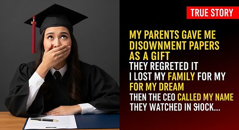 My Parents Gave Me Disownment Papers For My Graduation... Until The CEO Called My Name...