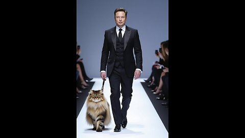 When Elon Musk Brings His Cat To Vogue Fashion Show 😲 Elon Musk Bring