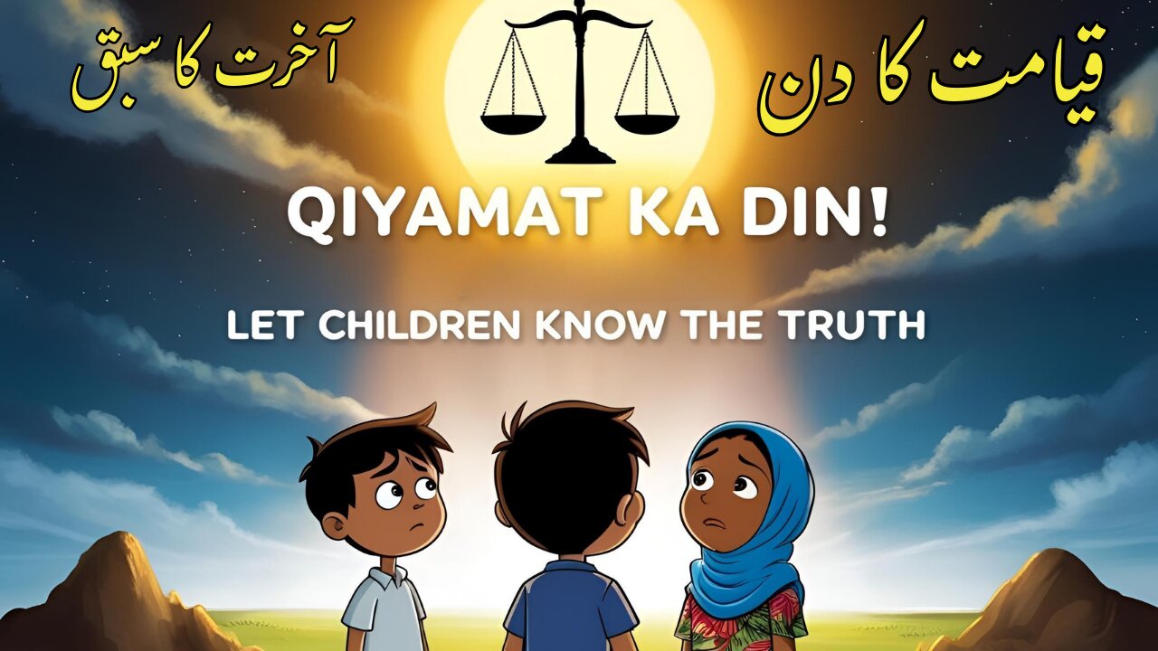 بچوں کے لیے قیامت کا سچا سبق! دیکھیں آخرت کی حقیقت اسلامی کارٹون میں