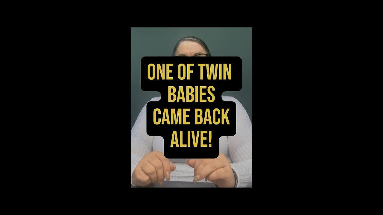 One Of Twin Babies Came Back Alive! 😱 #asl #news #talk #reaction