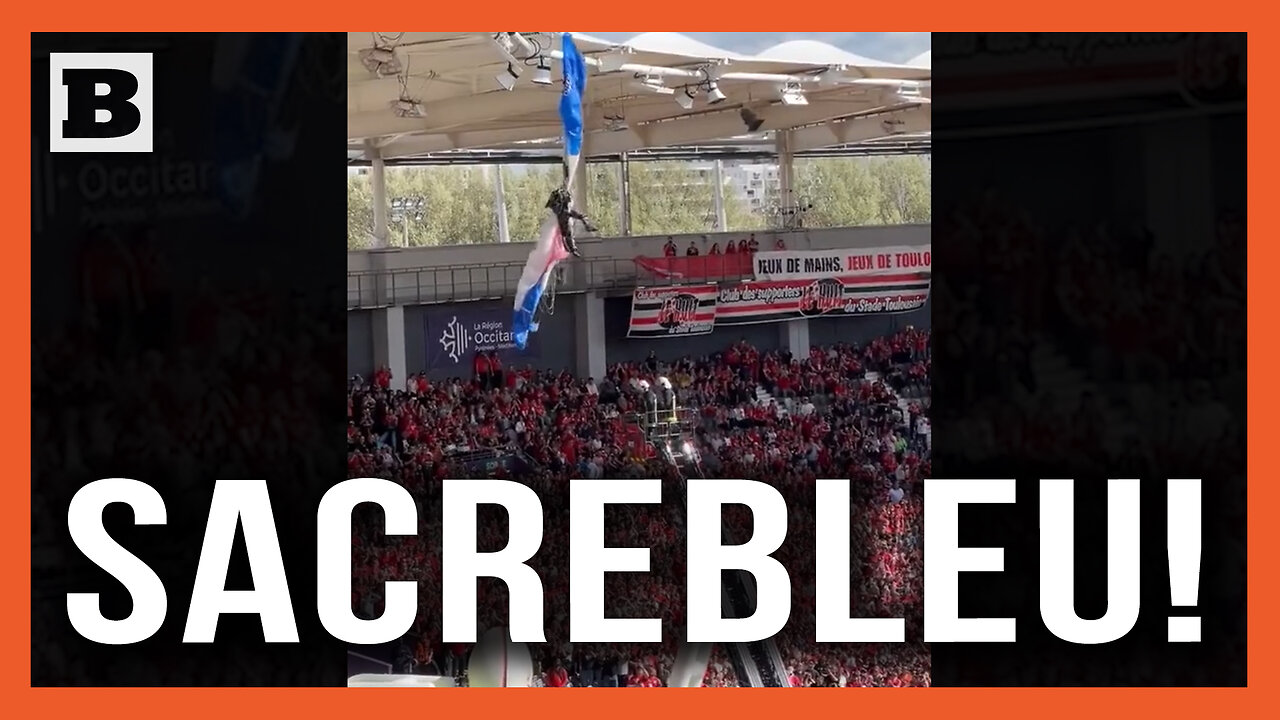 Sacrebleu! Dangling Man Rescued After Parachute Caught on Roof of Stadium de Toulouse