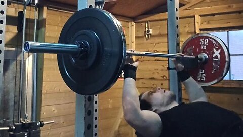 3x8 85 Kg Paused Incline Bench Press. Last Set