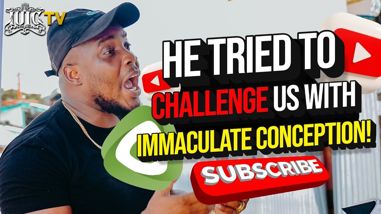 He Tried To Challenge Us With Immaculate Conception!