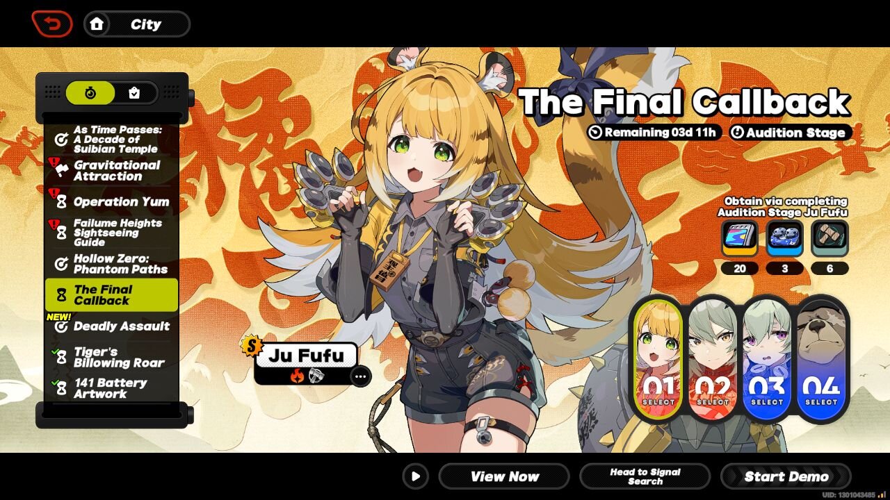 The Final Callback Event - Zenless Zone Zero - Version 2.0 - Phase 2