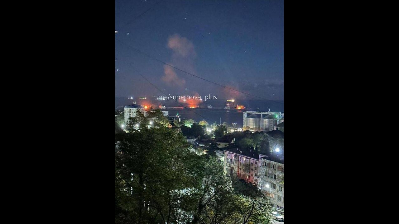Very big fire in Tuapse