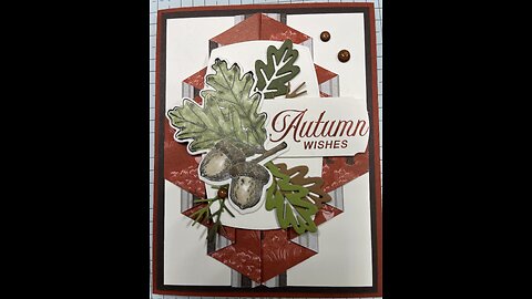 09/03/2025 - Amber Autumn Double Pleated Fun Fold Card