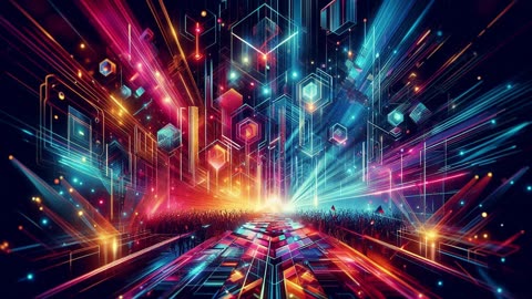 Vibrant electronic music 1