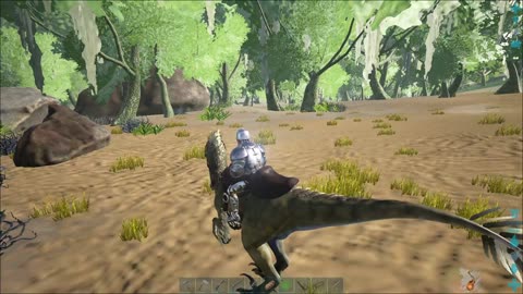My younger brother plays Ark Survival Evolved - (No Commentary).