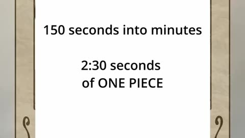 Day one of watching one piece but i watch 15 second per follower.