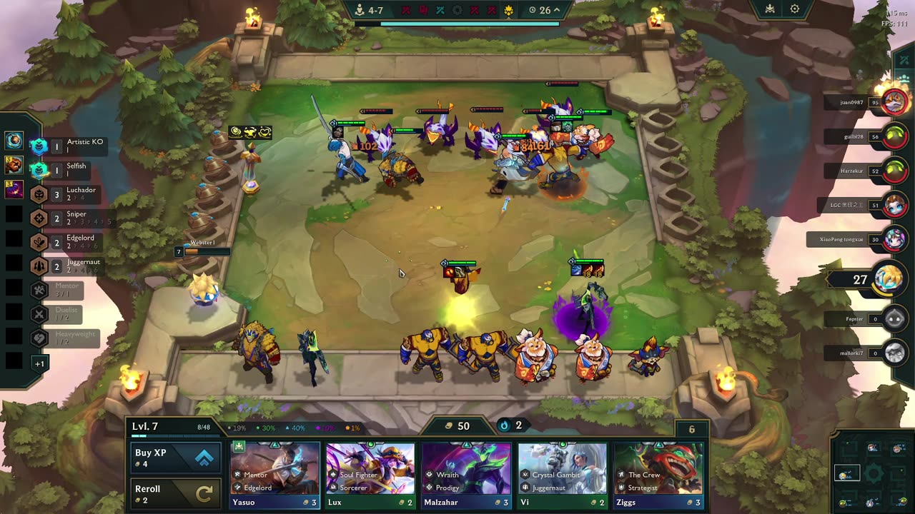 Back to league. TFT and arena mixed stream.