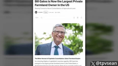 Bill Gates Quietly Seizes Total Control of U.S. Water Supply