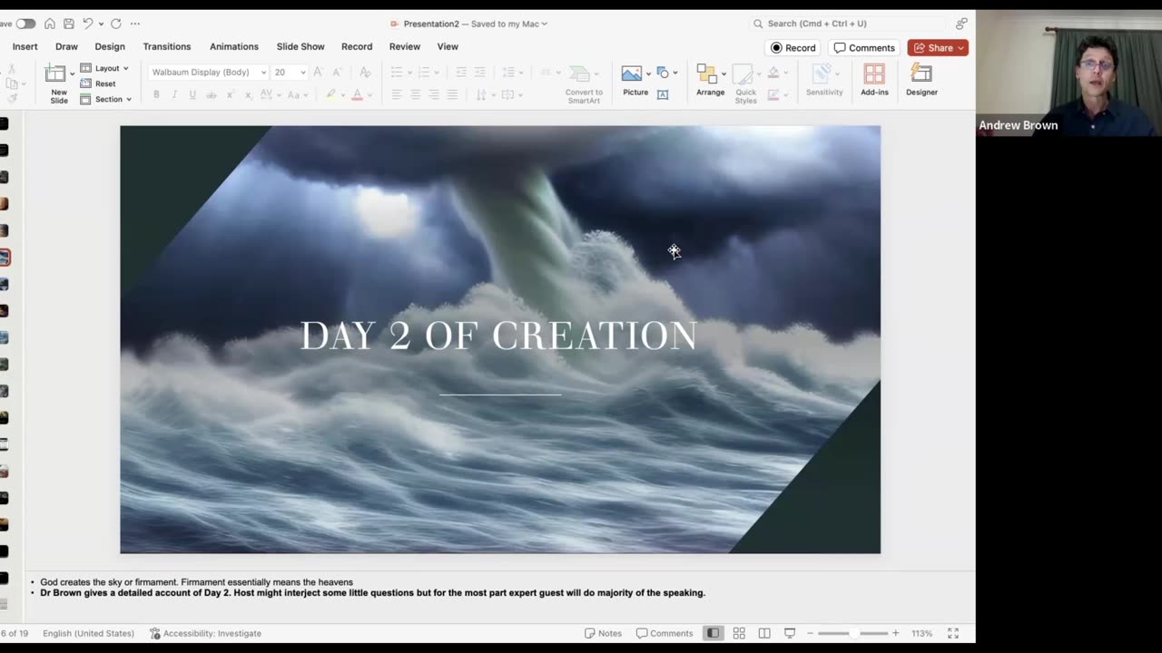 Ep. #2 - Part 4: Days 1-3 of Creation