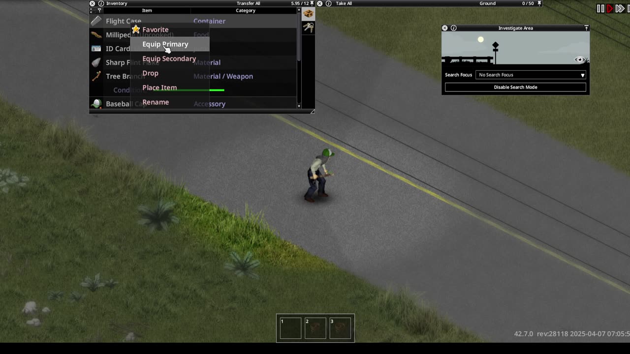 [Project zomboid B42] The road only challenge Ep1
