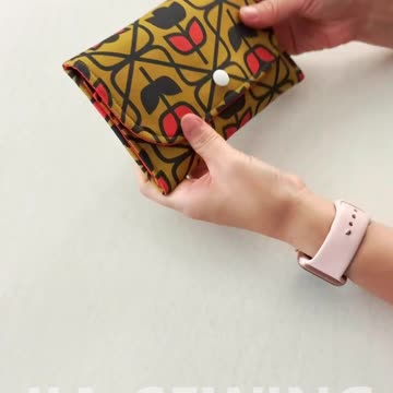 Tulip Wallet🌷✨ | DIY | Quick Sewing Tips No.285