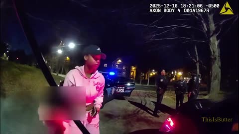 Bodycam shows child left in abandoned stolen vehicle