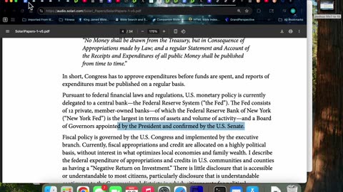 5/29/25 Sovereign State Banks should be owned by the People not Kenites