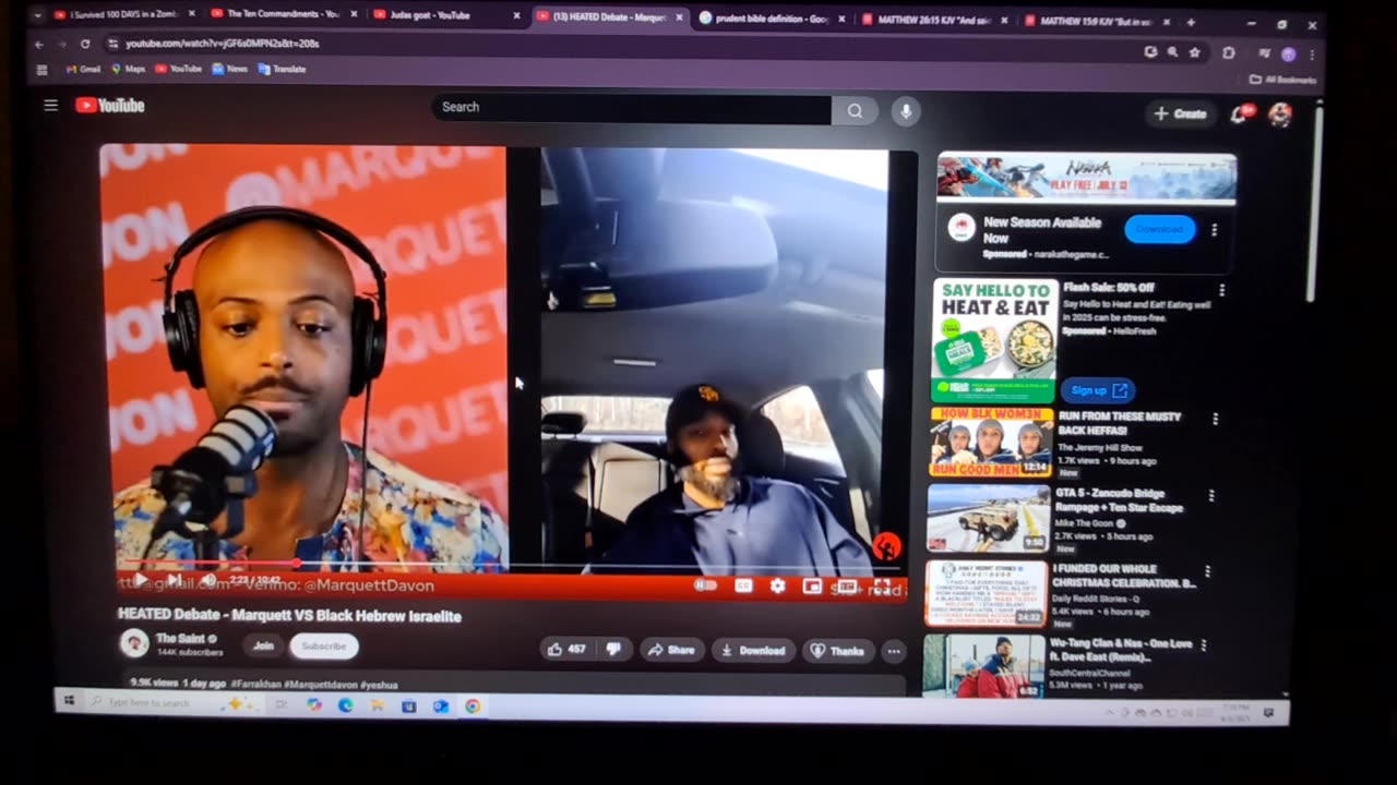 "MARQUETTE DAVON, YOU SIR ARE A LIAR COLOR IS THROUGHOUT THE BIBLE!!!"PT.1