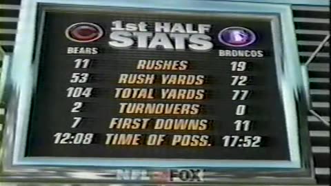 1996-11-10 Chicago Bears vs Denver Broncos Part 2