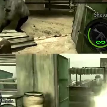 McDicken. Zombie Hunter? America! #residentevil5goldedition