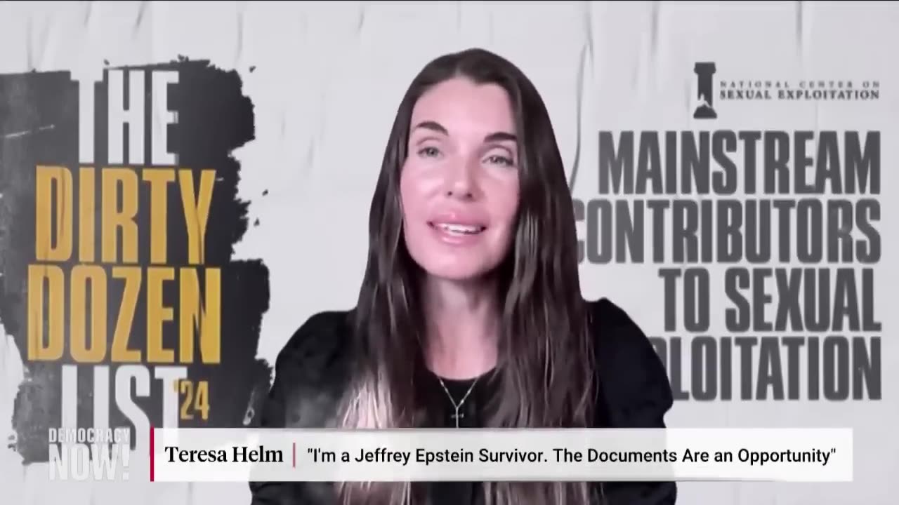 "I'm a Jeffrey Epstein Survivor. The Documents Are an Opportunity"