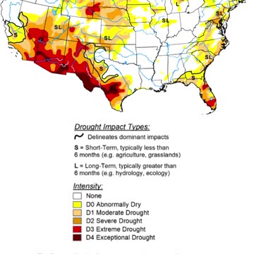 Rain Shifts South, Drought Expands in Southeast