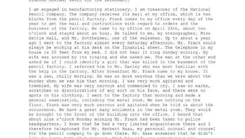 SIGMUND MONTAG, Sworn In For The Defendant, 79th To testify