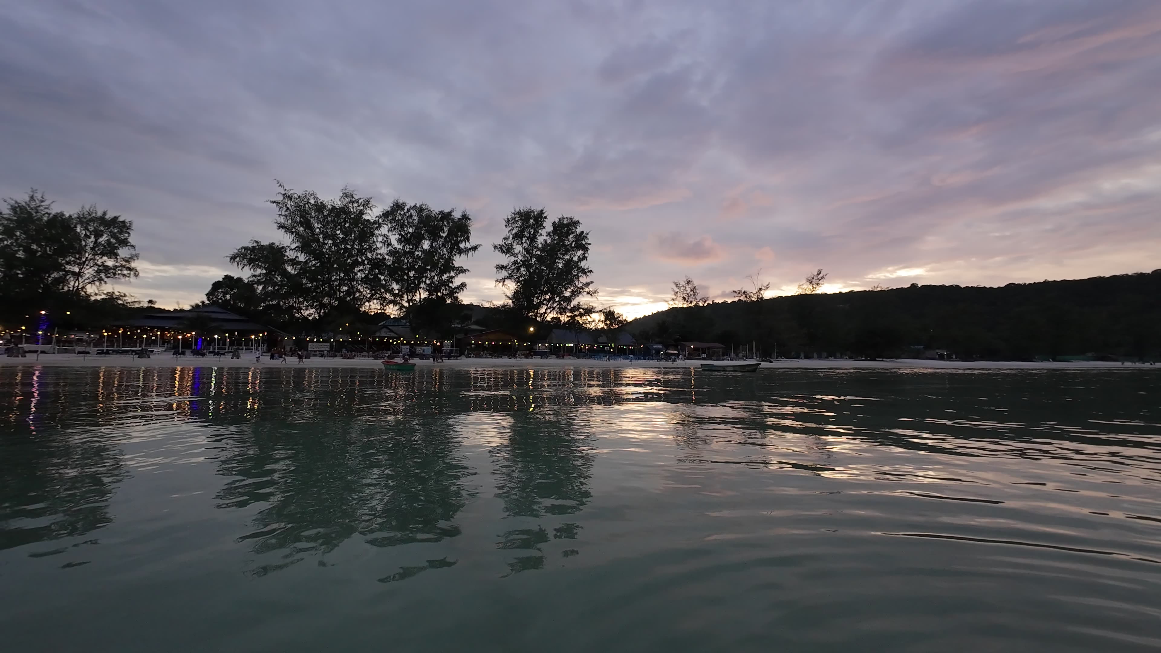 A view of Koh Rong Somloem, Cambodia from the water