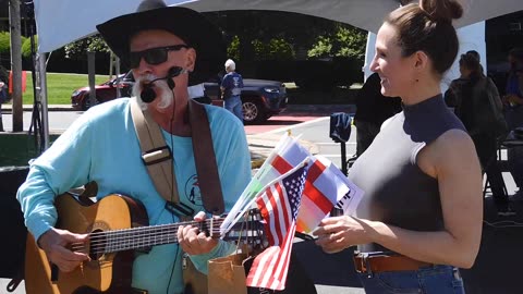 "Zip Trip Saugus" (6/27/25) Singing to Boston 25 TV Anchor-"Nicole" and Weather Lady "Shiri"