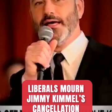Liberals Mourn Jimmy Kimmel Being Pulled From The Air