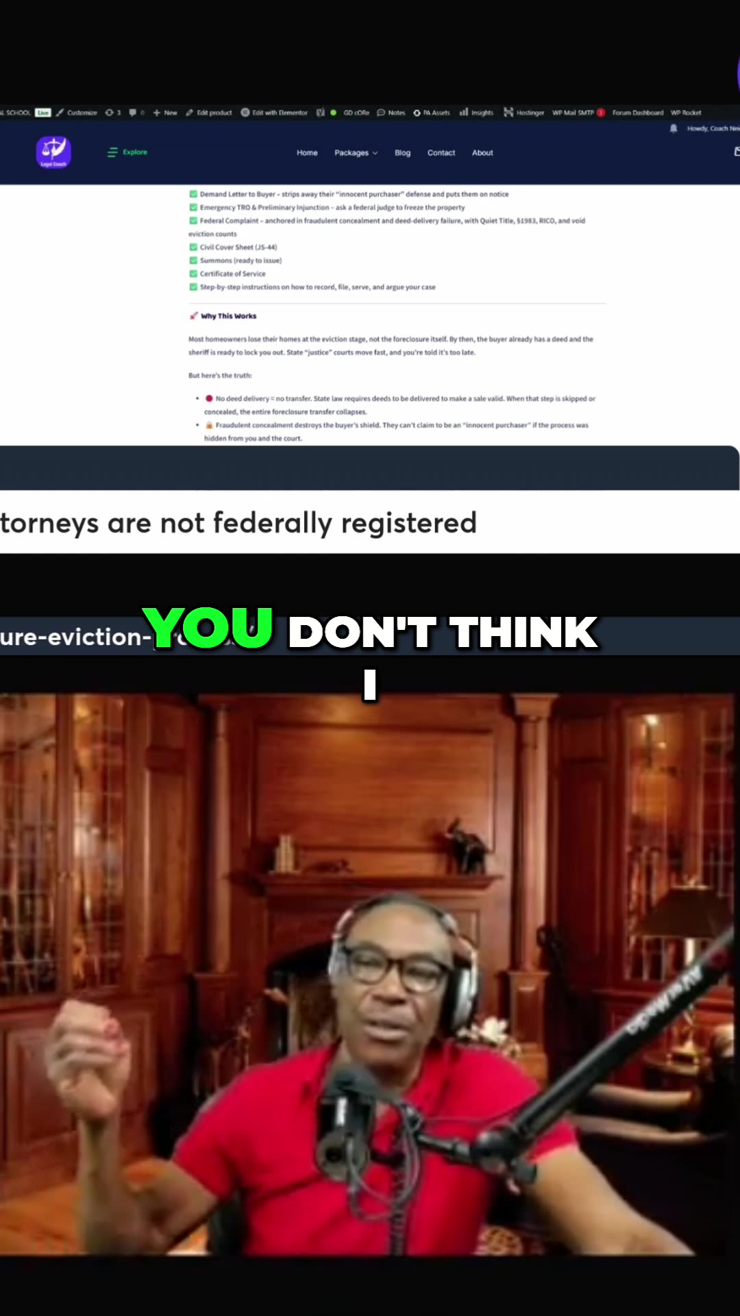 🔥 Take control of your home and fight back in federal court #shorts