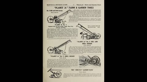 1910 Seeds, Bulbs, Garden Tools Catalog by M.H. Brunes & Son No Sound, Historical Reference