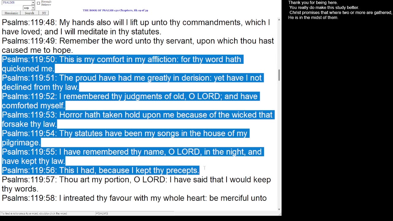 Psalm 119:49-56