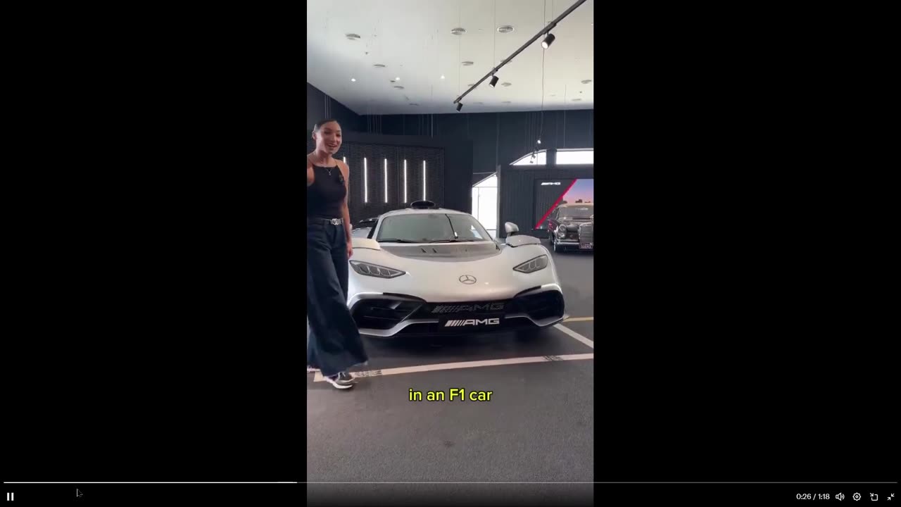 To have money: Mercedes AMG ONE has a real F1 engine