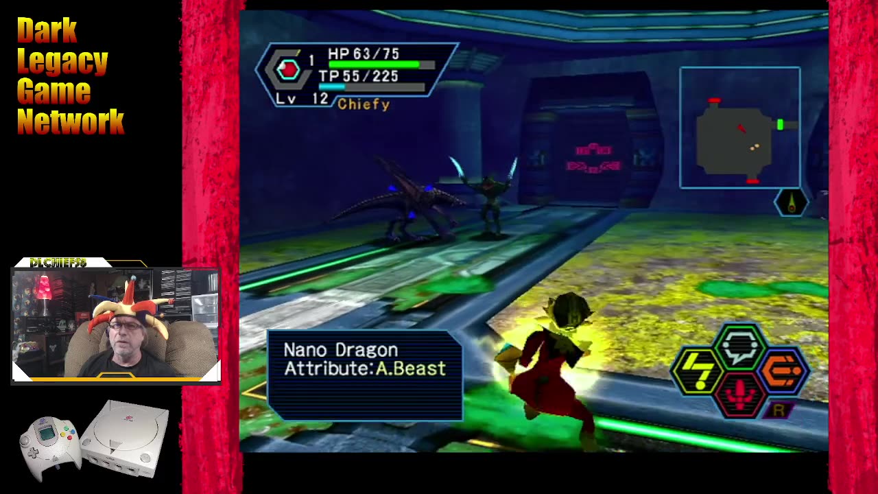 CAVES | Chiefy | FOnewm (11) | Phantasy Star Online (v2) [Dreamcast] SEGA 65