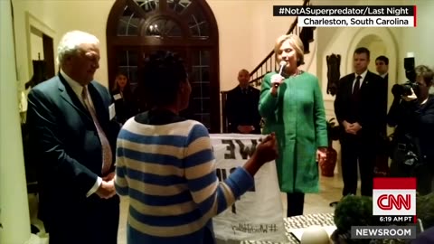 Super Predator - Clinton heckled by activist